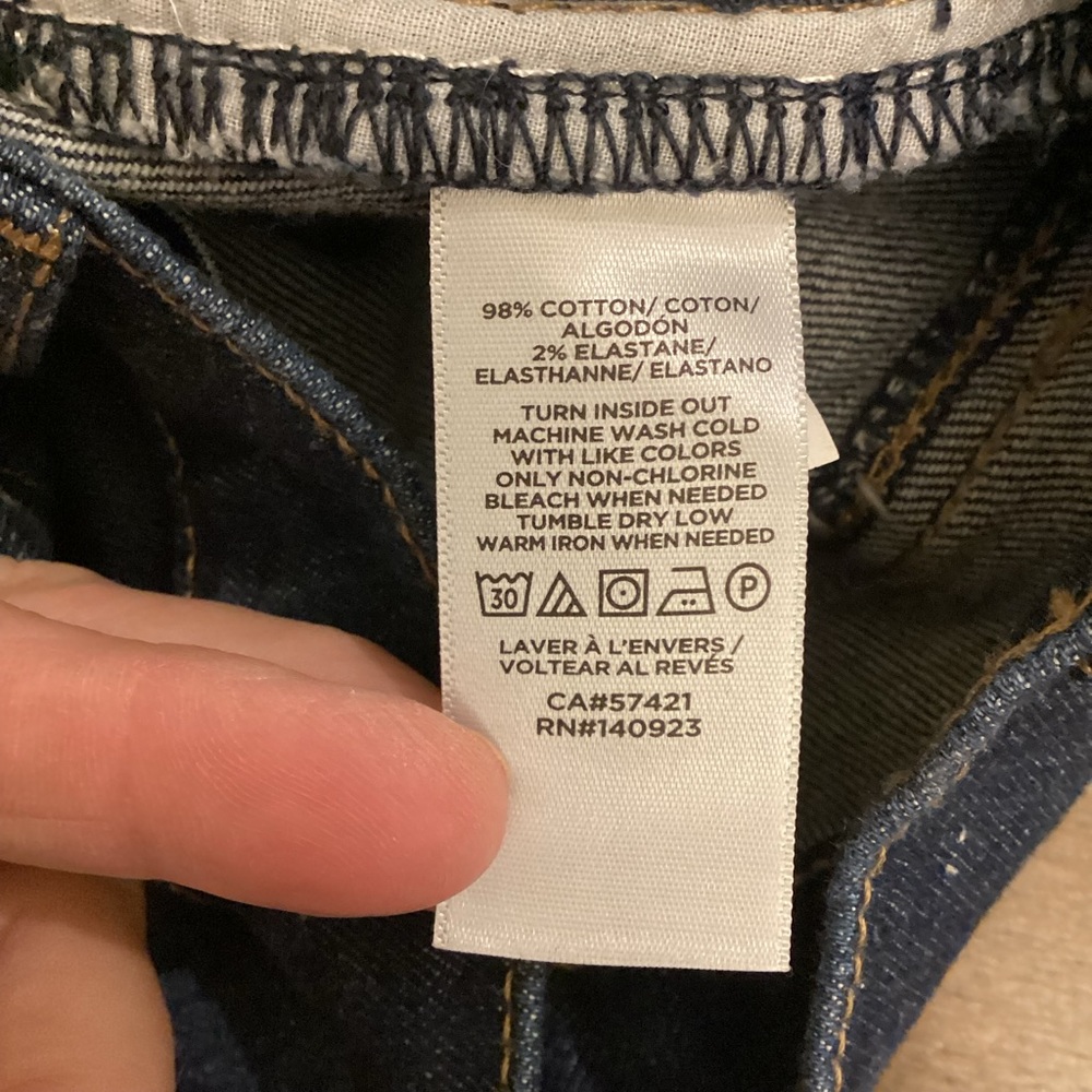 LOFT Outlet 6 Bootcut Jeans Mid Rise Women’s Stretch Dark Wash - Picture 10 of 12
